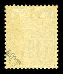 N°4, 50 sur 15c bleu, tirage 300 exemplaires. SUP. R.R. (signé ...