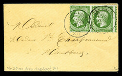 2565020: Francia Imperio dentado 1862