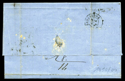 1864, 10c Empire dentelé x2 ex + 20c Empire dentelé obl grand ...