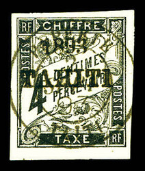 6155: Tahiti - Postage due stamps