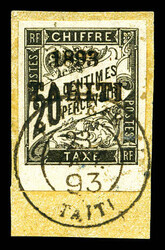 6155: Tahiti - Postage due stamps