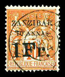 N°16A, 10a et 1f s 40c rouge-orange. TTB (signé Calves/certificat) ...