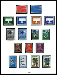 EUROPA Collection complète de 1956 à 1992 présentée en 4 albums ...