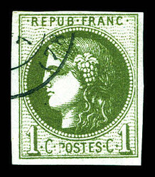 N°39Aa, 1c olive foncé Report 1. TB Qualité: Oblitéré Cote: 300 ...