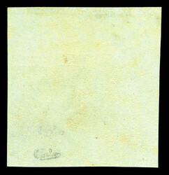 N°39C, 1c olive Report 3, coin de feuille avec petit chiffre '9' en ...