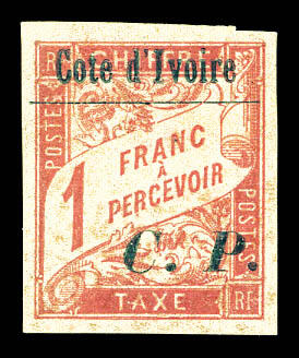 N°15, 1f rose sur paille, variété IMPRESSION SUR LA GOMME, non ...