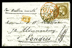 GRANDE BRETAGNE,L'Armand Barbes: 30c Lauré obl étoile 1 + càd du 4 ...