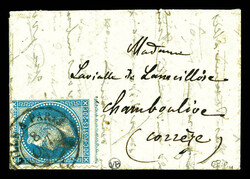 LE GEORGES SAND, pli confié: 20c Lauré obl càd Ambulant LILLE A ...