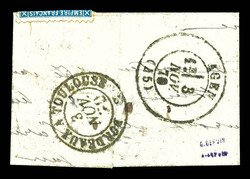 LE GARIBALDI, 20c Lauré obl PC du gros chiffre 3031 de Provins sur ...