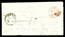 LE GARIBALDI, 20c Lauré x 2exemplaires obl losange HP2 sur PLI ...