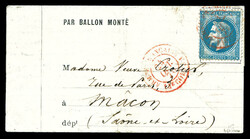 LE VAUBAN, 20c Lauré obl càd ARMEE FRANCAISE/14e CORPS du 24 ...