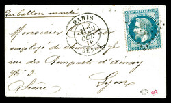 LE FULTON', 20c Lauré obl GC 445 et càd Paris Bercy le 29 oct 70 ...