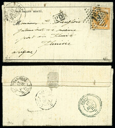 LE FULTON', 40c Lauré sur Gazette des Absents N°3, frappé du ...