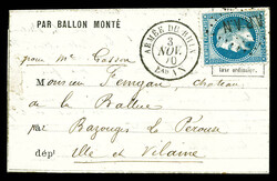 LE FERDINAND FLOCOND, 20c Lauré obl losange 'A.R.A.N' + càd ARMEE ...