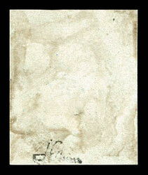 N°10, 25c bleu, gomme partielle. TB (signé Brun/certificat) ...