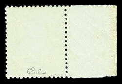 N°20, 5c vert, bord de feuille, frais. TB (signé Calves/certificat) ...