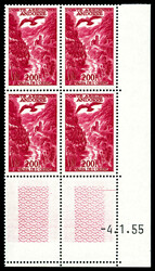 N°2/4, Série Paysages en blocs de quatre dont cdf datés. TTB ...