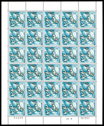 N°66/68, Série Oiseaux de Mer: 3 feuilles complètes de 30 ...