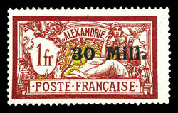 2590: French Post in Egypt Alexandria