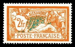 2590: French Post in Egypt Alexandria