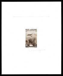 N°13, 25ème anniversaire du timbre Algérien: épreuve d'artiste. ...