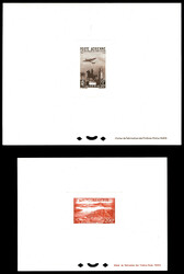 N°13/14, Les 2 valeurs en épreuves de luxe. TB Qualité: (*)