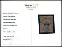 N°26, 15c sur 30c. SUPERBE. R.R. (certificats) Qualité: Oblitéré ...