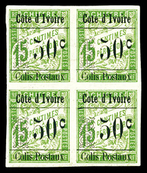 2435: コートジボワール - Parcel stamps