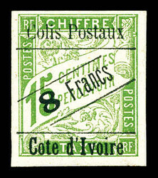 2435: コートジボワール - Parcel stamps