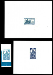 Type de 1928: 2 épreuves et 3 épreuves bicolores différentes. SUP ...