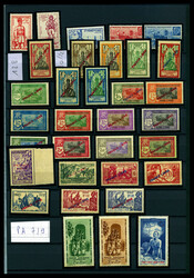 1929-1941, collection assez complète, des exemplaires * dont PA. TB ...
