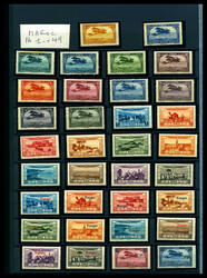 N°1/49, ensemble présenté sur page d'album. TB Qualité: * Cote: ...