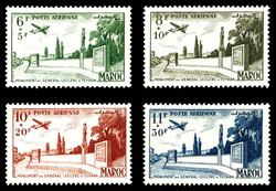 N°89/92, Non émis, série complète de 1952, les 4 valeurs, SUP ...