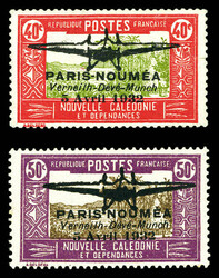 N°1/2, les 2 valeurs, n°1 gno et pli, la paire TB Qualité: * Cote: ...