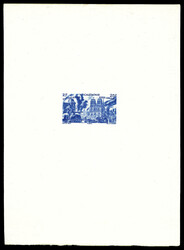 N°59, Série Tchad au Rhin: épreuves d'Artiste en bleu outremer sur ...