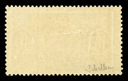 N°232, 10c bistre et rose-lilas surchargé. SUP. R.R. (signé ...