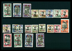 MONG-TZEU: 1903-1906, complet (sf n°34), belle qualité générale. ...