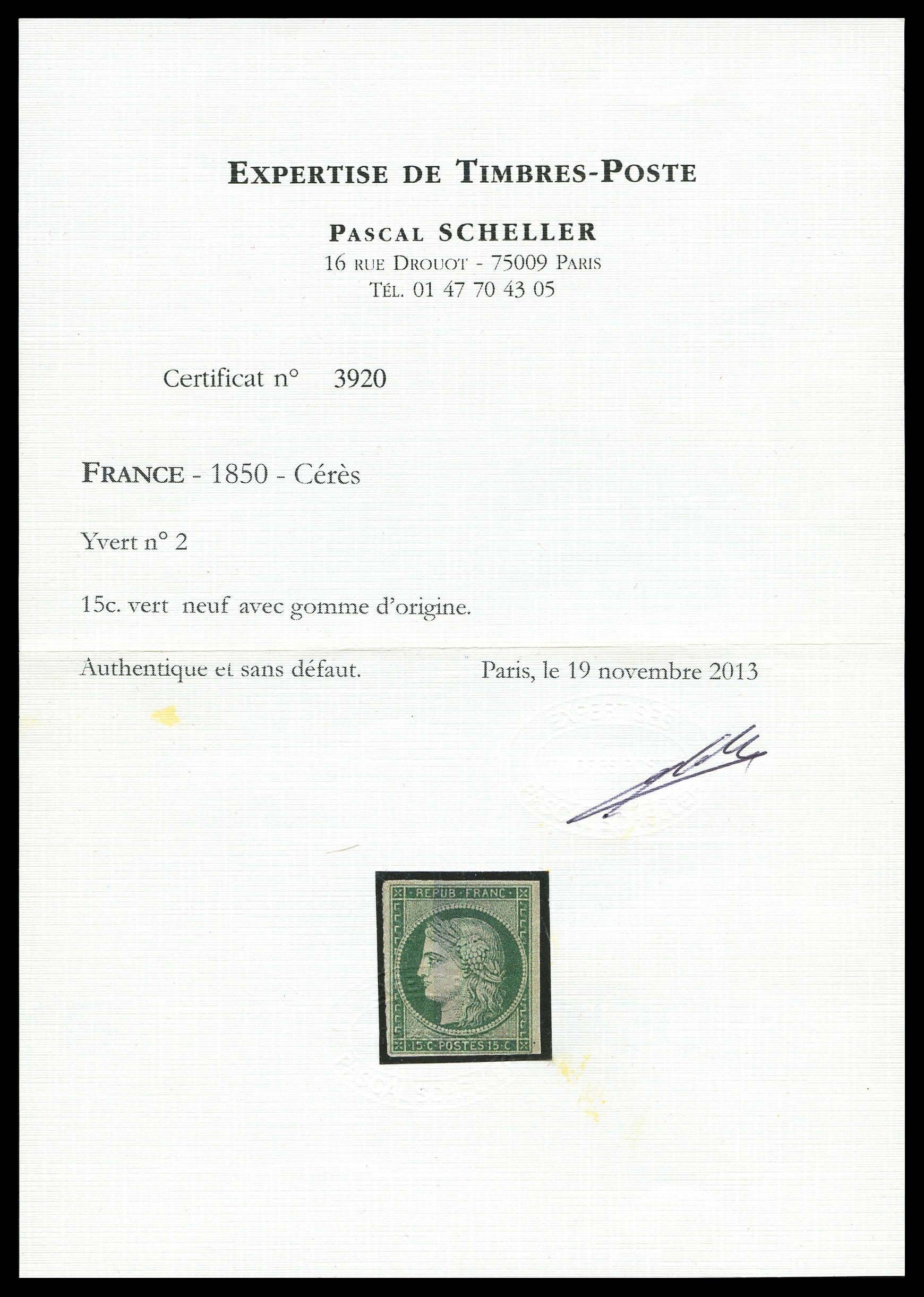 Image 3 for lot number 21 for La Postale Philatélie 53. Auktion - Teil 1