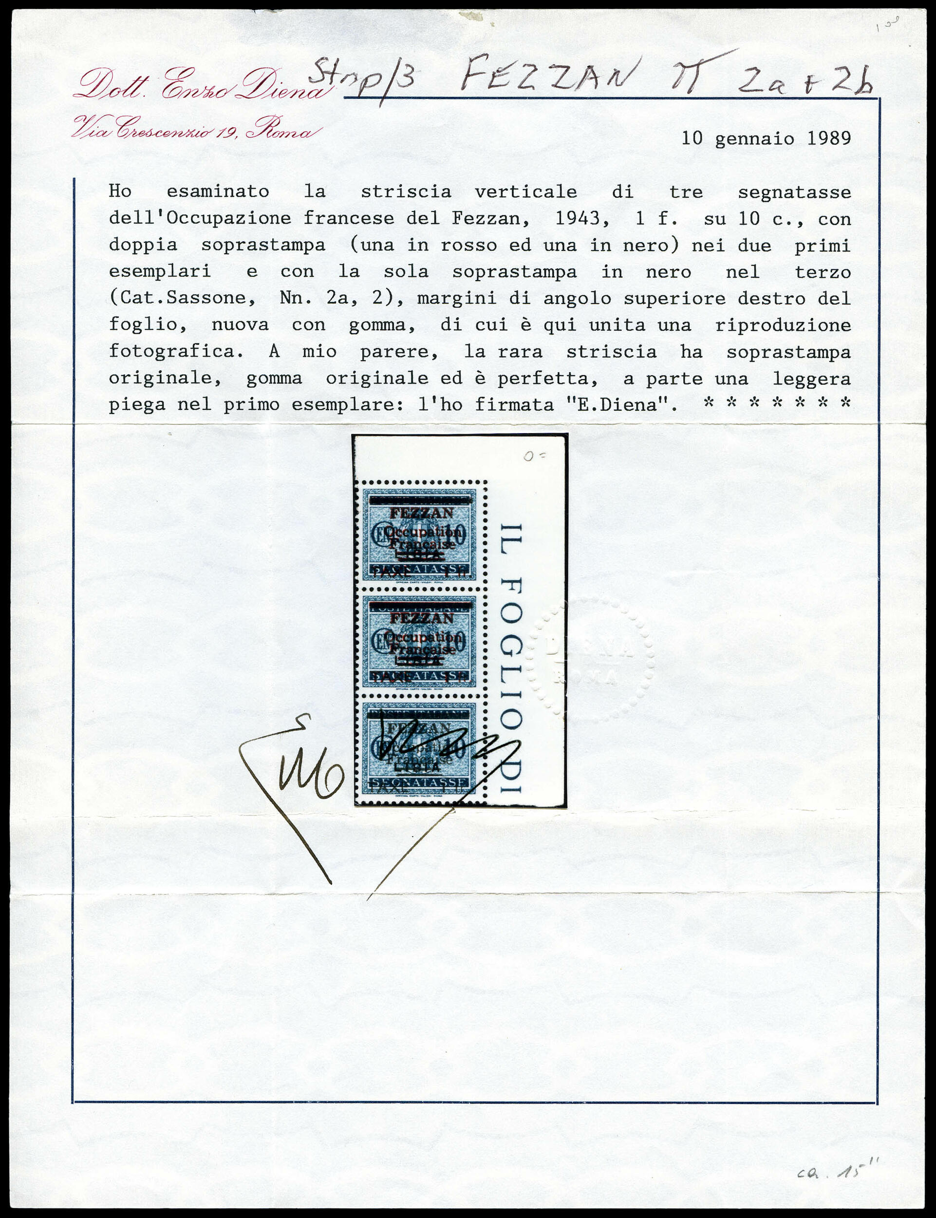 Image 2 for lot number 3164 for La Postale Philatélie 53. Auktion - Teil 1