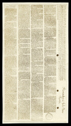 Depêche Officielle 1ère série sur papier photo 74x73 (29 oct 70). ...