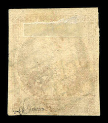 N°7c, 1F vermillon foncé, oblitération grille légère, très ...