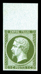 N°11, 1c bronze, bas de feuille, fraîcheur postale. SUP ...