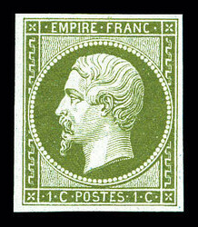 N°11a, 1c bronze, fraîcheur postale. SUP (certificat) Qualité: **