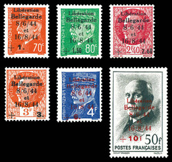 N°1/6, BELLEGARDE: Série complète TB Qualité: * Cote: 515 euros