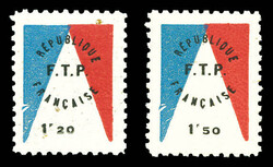 N°1/2, EVIAN: les 2 valeurs, TTB Qualité: ** Cote: 480 euros