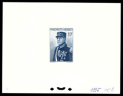 N°1, 10f anniversaire de l'avènement du Prince Louis II: épreuve ...