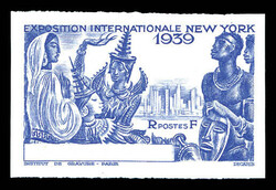 N°71b, Non dentelé sans légende ni valeur. SUP (certificat) ...