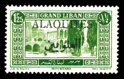 N°27e, 1 pi sur 25: sur TP n°55 du Grand Liban. TB Qualité: ** ...