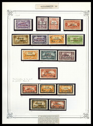 1938, POSTE/PA: Pays complet, Collection de timbres neufs*/** ...