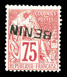 N°12a, 75c rose renversé. SUP. R. (signé Brun/certificats) ...